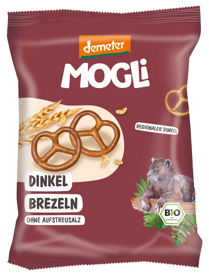 Mogli Dinkel Brezeln, 50 G Packung 1 Mogli Dinkel Brezeln, 50 G Packung