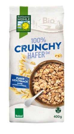 Bohlsener Mühle 100 % Hafer Crunchy, 400 Gr Packun