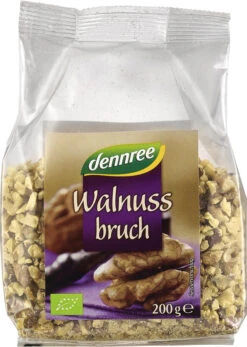 Dennree Walnusskernbruch, 200 Gr Packung