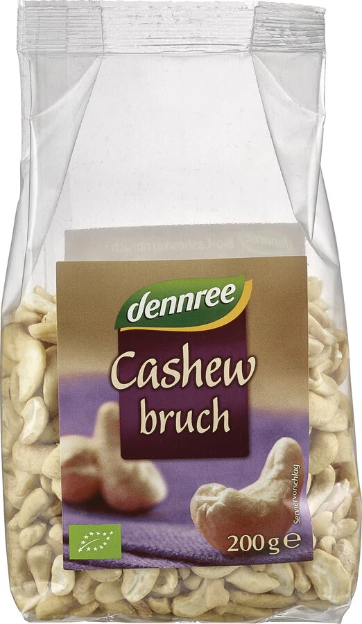 Dennree Cashewbruch, Vietnam, 200 Gr Packung 1 Dennree Cashewbruch, Vietnam, 200 Gr Packung