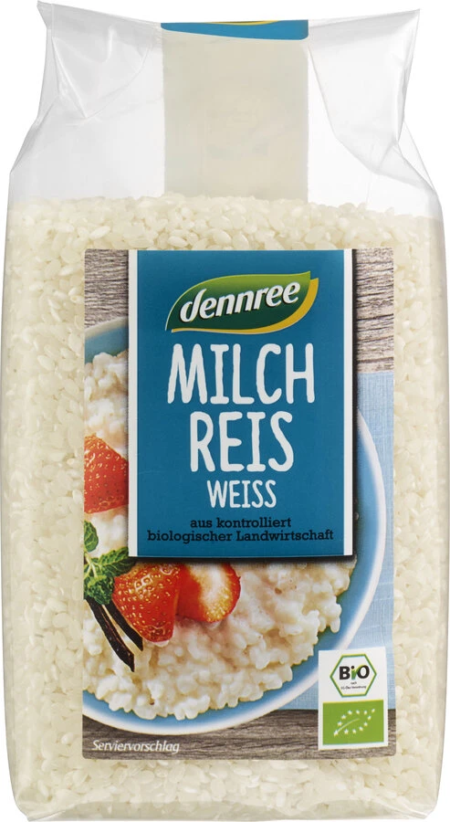 Dennree Milchreis, Italien, 500gr Packung 1 Dennree Milchreis, Italien, 500gr Packung