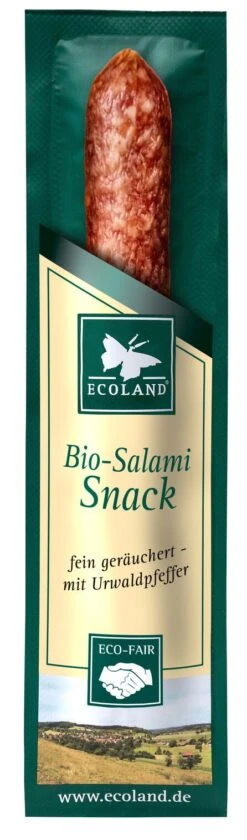 Ecoland Mini Salami Snack, 25 G Stück