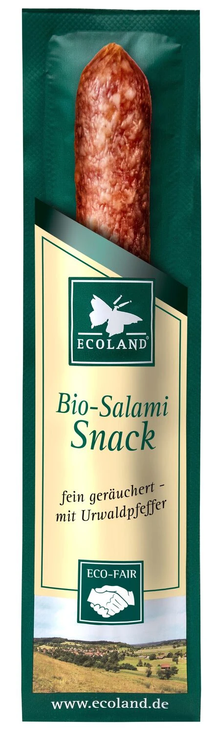 Ecoland Mini Salami Snack, 25 G Stück 1 Ecoland Mini Salami Snack, 25 G Stück