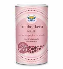 Govinda Traubenkernmehl, 200 Gr Dose -glutenfrei-