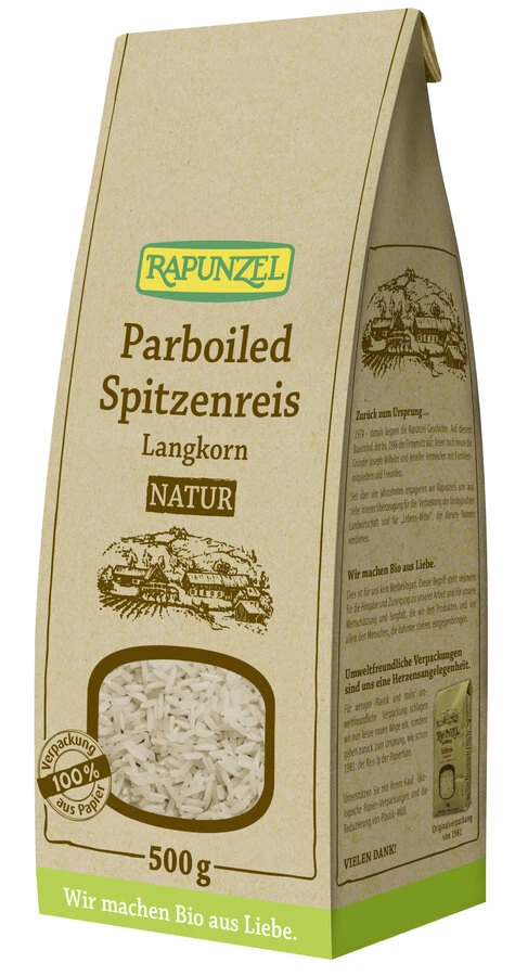Rapunzel Parboiled Spitzenreis Langkorn Natur - Vo 1 Rapunzel Parboiled Spitzenreis Langkorn Natur - Vo