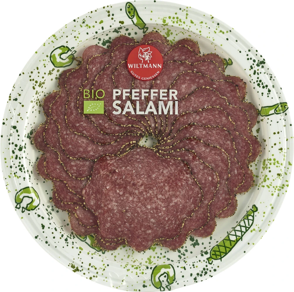 Echt Und Recht Pfeffer Salami, 80 Gr Stück 1 Echt Und Recht Pfeffer Salami, 80 Gr Stück