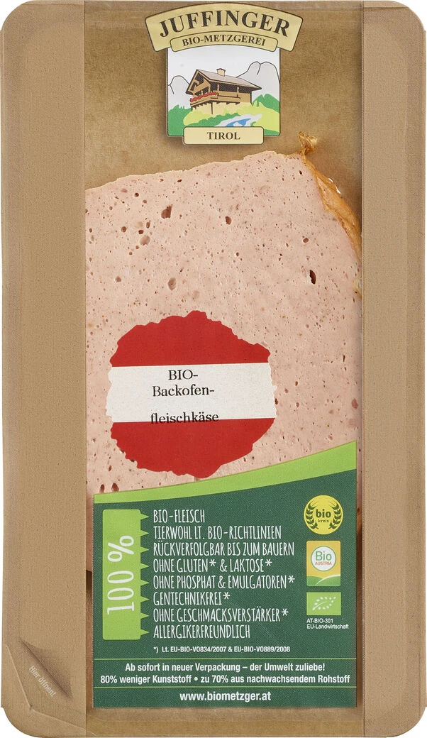 Juffinger Backofen-Leberkäse, Ca. 140 Gr Beutel 3 Packungen 1 Juffinger Backofen-Leberkäse, Ca. 140 Gr Beutel 3 Packungen