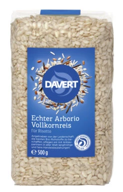 Davert Echter Arborio Vollkornreis, 500 Gr Packung