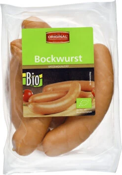 Original Thüringer Wurstwaren Bio Bockwurst Theke, 500 G Kilo , (S)