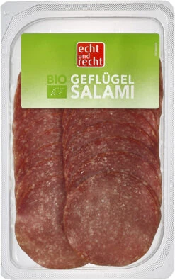 Echt Und Recht Geflügel Salami, 80 Gr Packung
