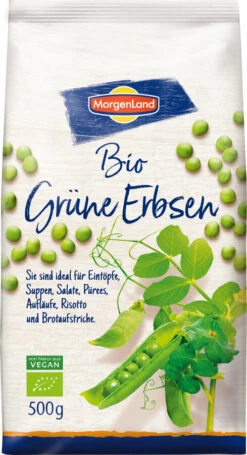 Morgenland Grüne Erbsen, 500 Gr Packung