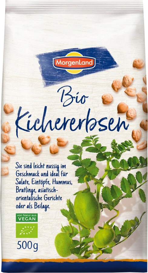 Morgenland Kichererbsen, 500 Gr Packung 1 Morgenland Kichererbsen, 500 Gr Packung