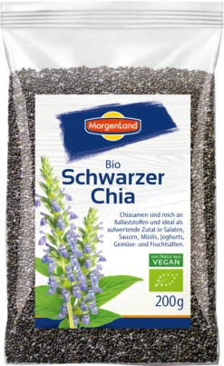 Morgenland Schwarzer Chia, 200 Gr Packung