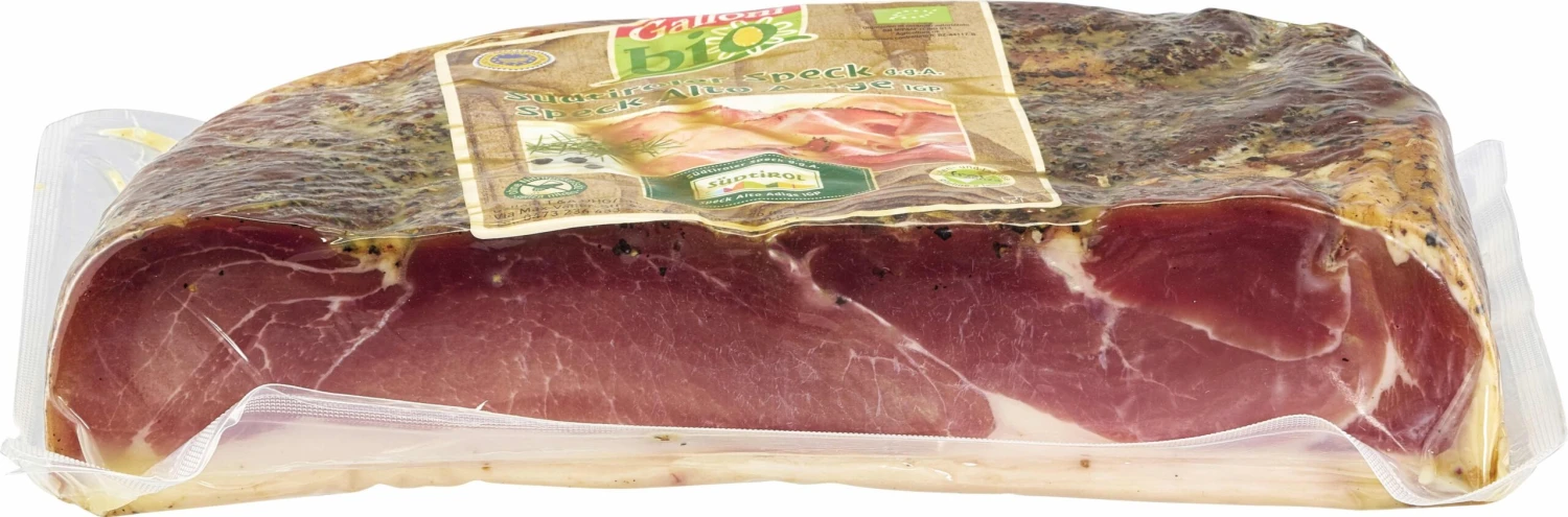 Galloni Bio Südtiroler Speck GGA , 2 Kg 1 Galloni Bio Südtiroler Speck GGA , 2 Kg