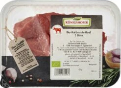Königshofer Bio Kalbsschnitzel, 2 Stück, Ca. 320 Gr Schale -Essen Verkäufe 2024 152302