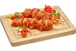 BioLust Bio Schweinefleisch Fleischspieß Mit Zwiebel Und Paprika Mariniert, 2 Stück, Ca. 300 Gr