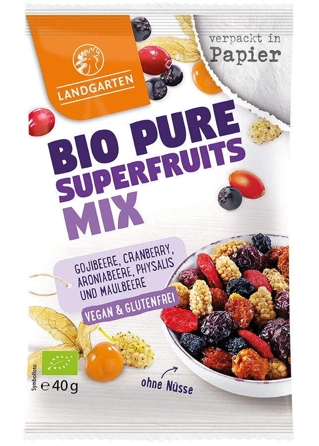 Landgarten Pure Superfruits Mix, 40 Gr Beutel 1 Landgarten Pure Superfruits Mix, 40 Gr Beutel