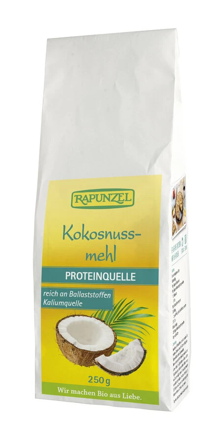 Rapunzel Kokosmehl, 250 Gr Packung 1 Rapunzel Kokosmehl, 250 Gr Packung