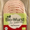 Die Bio-Wurst Bio Paprika-Lyoner, 80 G Packung -Essen Verkäufe 2024 168658 F