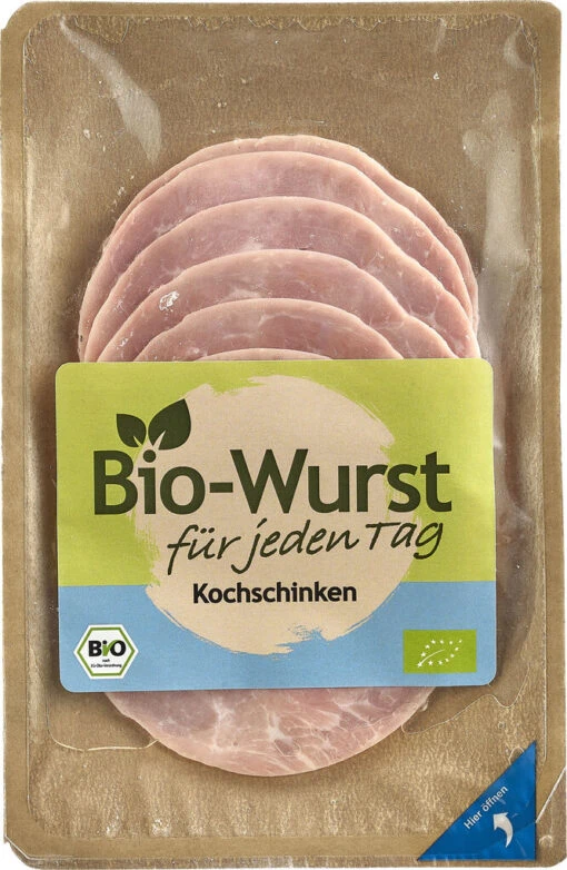 Die Bio-Wurst Bio Kochschinken, 80 G Packung -Essen Verkäufe 2024 168693 F