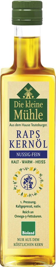 Die Kleine Mühle Raps-Kernöl Nussig Fein, 0,5 Ltr