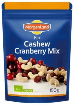 Morgenland Cashew Cranberry Mix, 150 Gr Packung