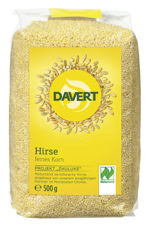Davert Hirse Besonders Feines Korn, 500 Gr Packung 1 Davert Hirse Besonders Feines Korn, 500 Gr Packung