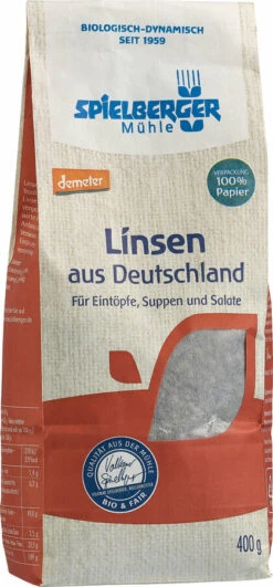 Spielberger Grüne Linsen, 400 G Packung