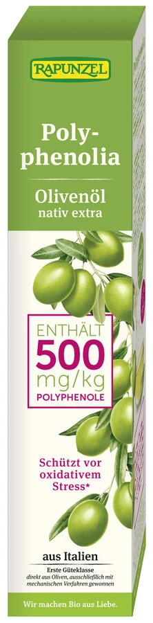 Rapunzel Olivenöl Polyphenolia, Nativ Extra, 250