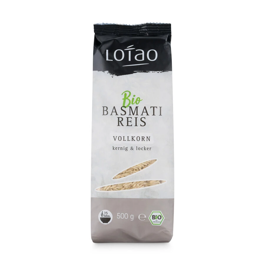 Lotao Basmati Reis Vollkorn, 500 Gr Packung 1 Lotao Basmati Reis Vollkorn, 500 Gr Packung