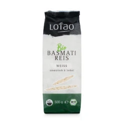 Lotao Basmati Reis Weiß, 500 Gr Packung