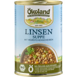 Ökoland Linsensuppe, 400 Gr Dose