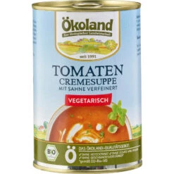 Ökoland Tomaten-Creme Suppe, 400 Gr Dose