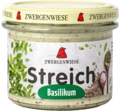 Zwergenwiese Basilikum Streich, 180 Gr Glas