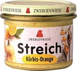 Zwergenwiese Kürbis Orange Streich, 180 Gr Glas