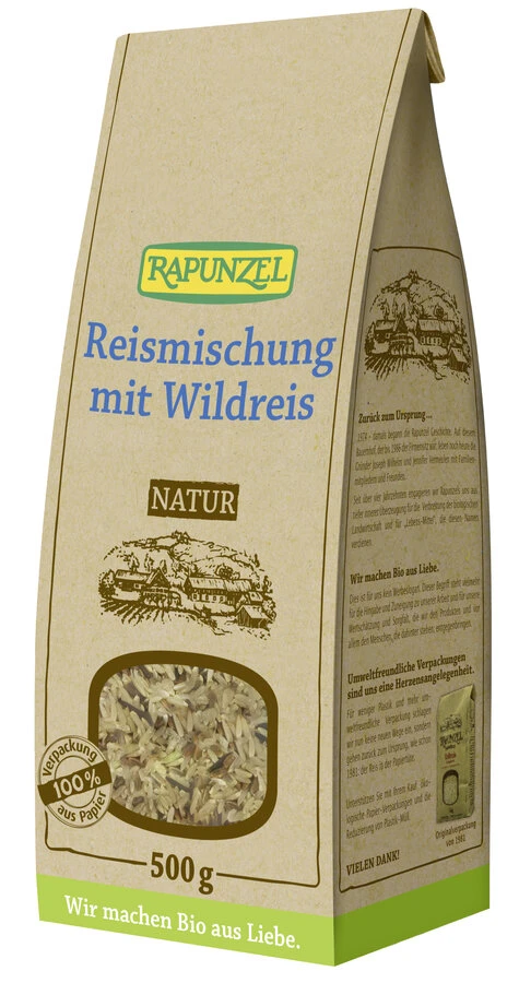 Rapunzel Reismischung Mit Wildreis Vollkorn, 500 G 1 Rapunzel Reismischung Mit Wildreis Vollkorn, 500 G