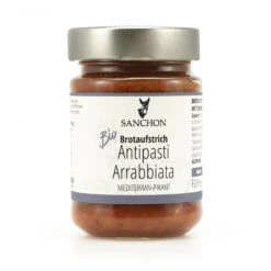 Sanchon Antipasti Arrabbiata, 190 Gr Glas