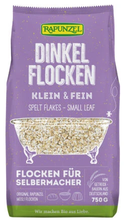 Rapunzel Dinkelflocken Kleinblatt, 750 Gr Packung