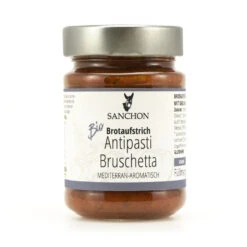 Sanchon Antipasti Bruschetta, 190 Gr Glas