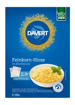 Davert Feinkorn-Hirse Im Kochbeutel, 250 Gr Packun