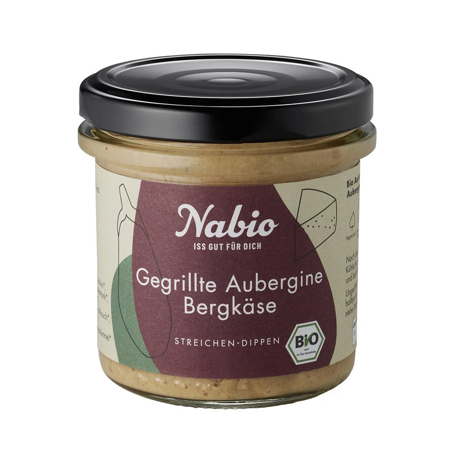 Nabio Gegrillte Aubergine Bergkäse, 135 Gr Glas 1 Nabio Gegrillte Aubergine Bergkäse, 135 Gr Glas