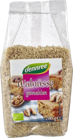 Dennree Walnusskerne, Gemahlen, 200 Gr Packung