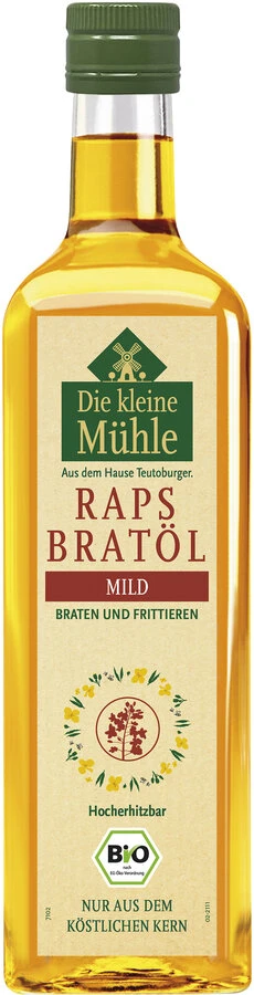 Die Kleine Mühle Raps-Bratöl, 0,75 Ltr Flasche