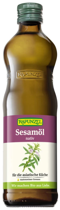 Rapunzel Sesamöl Nativ, 0,5 Ltr Flasche
