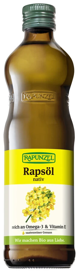 Rapunzel Rapsöl Nativ, 0,5 Ltr Flasche 1 Rapunzel Rapsöl Nativ, 0,5 Ltr Flasche