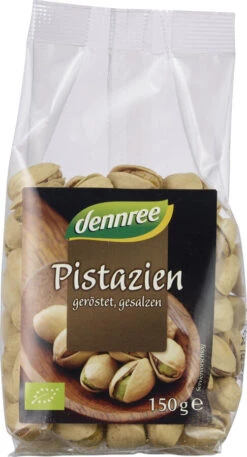 Dennree Pistazien Mit Schale, Geröstet & Gesalzen,
