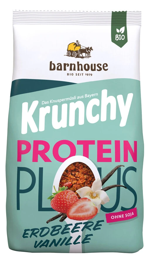 Barnhouse Krunchy Plus Protein, 325 G Packung 1 Barnhouse Krunchy Plus Protein, 325 G Packung