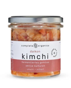Completeorganics Daikon Kimchi, 240 G Glas