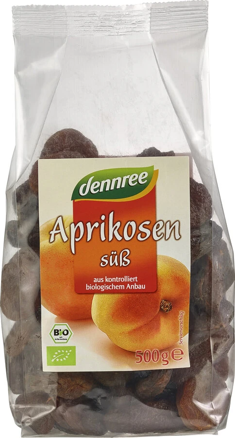 Dennree Aprikosen, Ganze Frucht, Süß, Entsteint, T 1 Dennree Aprikosen, Ganze Frucht, Süß, Entsteint, T