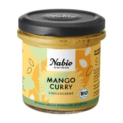 Nabio Streich Creme Mango Curry, 135 G Glas
